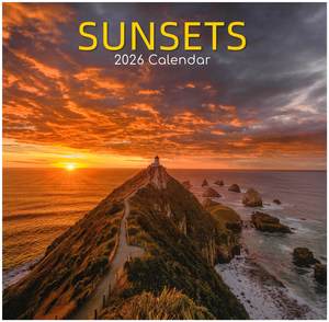 2026 Wall Calendar - Sunsets