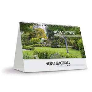 2026 New Zealand Desk Calendar Garden Sanctuaries