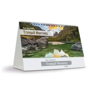 2026 New Zealand Desk Calendar Tranquil Moments