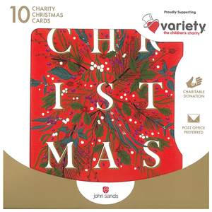 Xmas Boxed Cards - 10 Cards/Pack