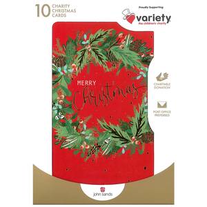 Xmas Boxed Cards - 10 Cards/Pack