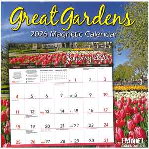 2026 Magnetic Wall Calendar - Great Gardens