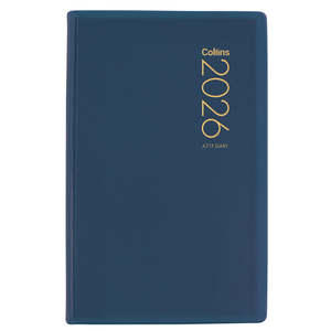 Stationery: 2026 Colins A71P Pocket Diary Day Per Page - Blue