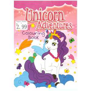 Colouring Book - Unicorn Adventures