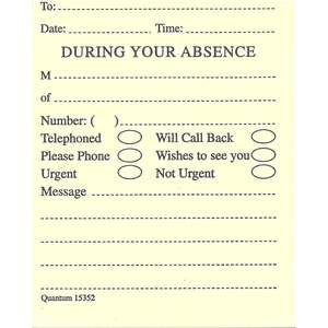 During Your Absence