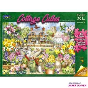 Jigsaws 1: The Joys Of Spring - Cottage Cuties 500XL
