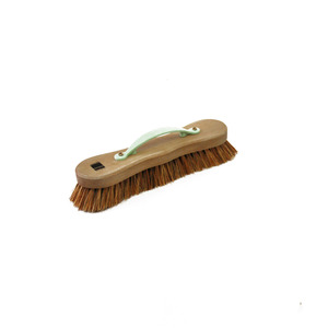 Superior Iron Wood Handle scrub - Wood Stock Fibre Fill - Green - NA1271G Brownbrush