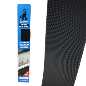Gutter Whiskers Gutter Mesh Guard Alloy - 6 pieces @ 1M length - AX450 Brownbrush