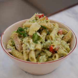 The Daily Menu: Daily Salads // Pesto Chicken Pasta Salad