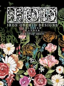 Iod Transfers: WANDER IOD TRANSFER PAD - FOUR 12X16" SHEETS