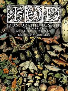 MILLOT'S PAGES IOD TRANSFER PAD - EIGHT 12X16" SHEETS