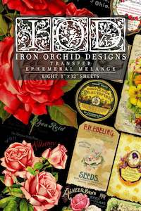 EPHEMERAL MELANGE IOD TRANSFER PAD - EIGHT 8X12" SHEETS