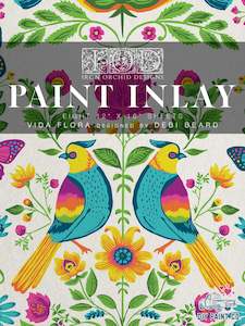 VIDA FLORA IOD PAINT INLAY PAD - EIGHT 12X16" SHEETS
