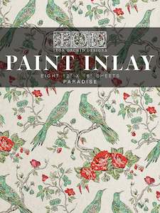 Iod Paint Inlays: PARADISE IOD PAINT INLAY PAD - EIGHT 12X16" SHEETS