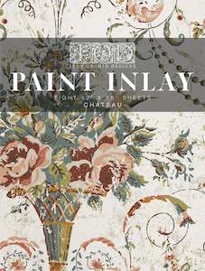 CHATEAU IOD PAINT INLAY PAD - EIGHT 12X16" SHEETS