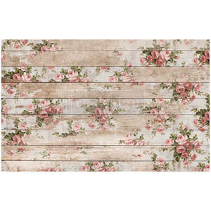 Re Design By Prima Tissue Paper: SHABBY FLORAL –  decoupage tissue. 1 sheet, 19″ X 30″