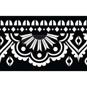 Stick & Style Stencil - MENDHI BORDER. 1 roll, 3 yards