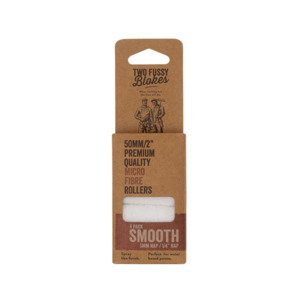 Two Fussy Blokes, Microfibre Smooth, Super Mini Paint Rollers - 10mm nap, 50mm l&hellip;