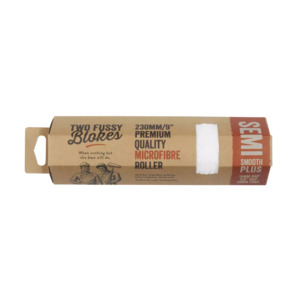 Two Fussy Blokes, Microfibre Semi Smooth Plus Paint Roller,  - 15mm nap, 230mm Length