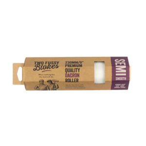 Two Fussy Blokes, Dacron Semi Smooth Paint Roller - 10mm nap, 230mm length