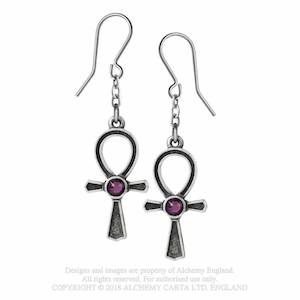 Alchemy: Ankh of Osiris Dropper Earrings