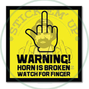 Sticker Packs: Horn Broken Vinyl Sticker