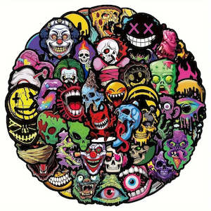 Sticker Packs: Cartoon Skull Sticker Set