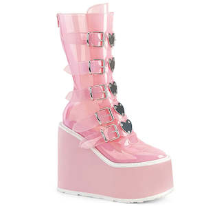Boots 1: Swing-230 Platform Boots - Baby Pink TPU