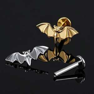 Everything Bats: Flying Bat Flatback Earring