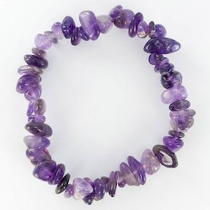 Amethyst Chip Bracelet