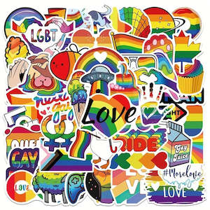 50pc Pride Sticker Set