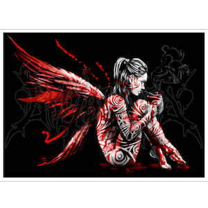 Poster Prints: Pipe Girl Poster Print