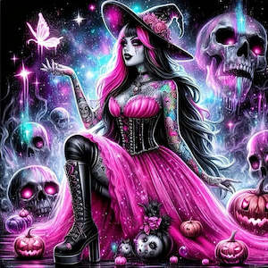 Hexed in Pink Diamond Art Set