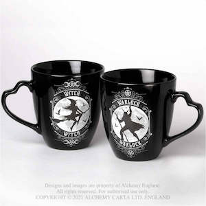 Witch & Warlock Couples Mug Set