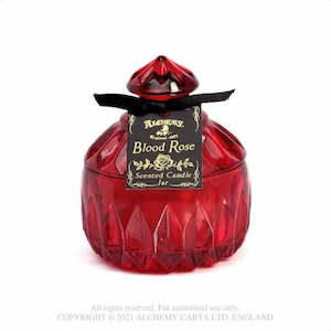 Alchemy: Round Vintage Scented Candle Jar - Blood Rose