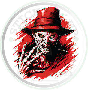 Posters Stickers: Horror Face Freddy Vinyl Sticker