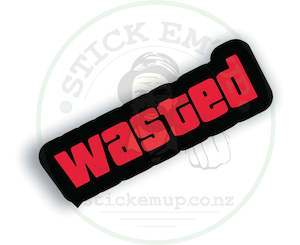 Posters Stickers: Wasted Vinyl Sticker