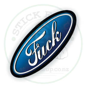 Fuck Logo Vinyl Sticker