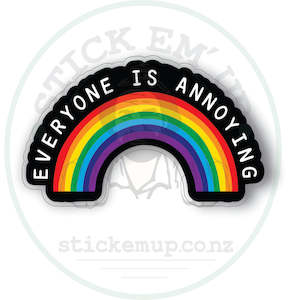 Posters Stickers: Everyone Is Annoying Vinyl Sticker