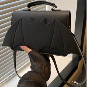 Black Bat Satchel Bag