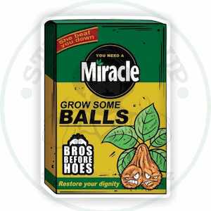 Posters Stickers: Grow Some Balls Vinyl Sticker