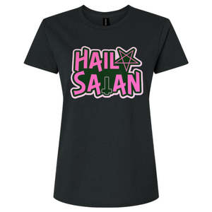 Hail Satan Pop Ladies Tee