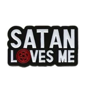 6 66: Satan Loves Me Enamel Pin 2