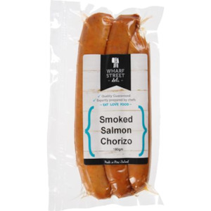 New: Wharf Street Deli Smoked Salmon Chorizo 180g