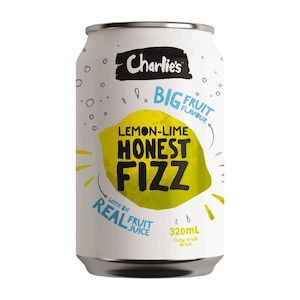 New: Charlies Lemon Lime Honest Fizz 320ml