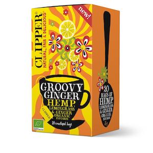 New: Clipper Groovy Hemp Lemongrass & Ginger Tea - 20 Bags
