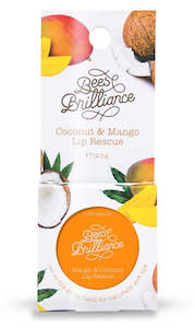 New: Bees Brilliance Coconut & Mango Lip Rescue 12.5g