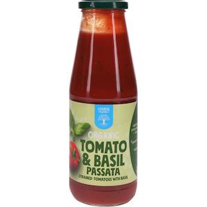 Sauces Chutneys Dressings: Chantal Organic Tomato & Basil Passata 680g