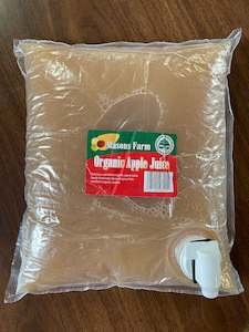 Juice Cordials Sodas: Mason's Farm Organic Apple Juice 3 Litres