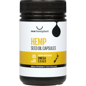 New Hemisphere Hemp Seed Oil Capsules